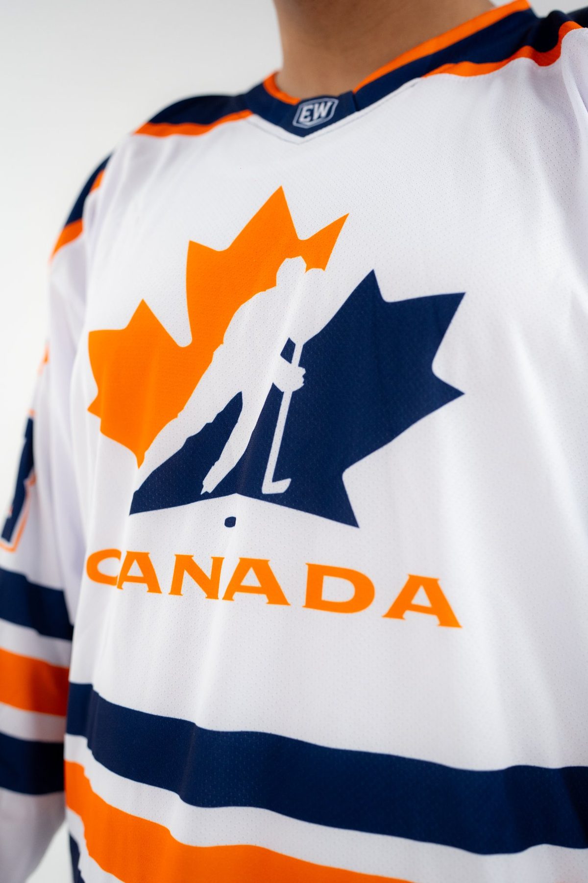 EW Athletics — Canada Hockey Jersey — Crest Detail
